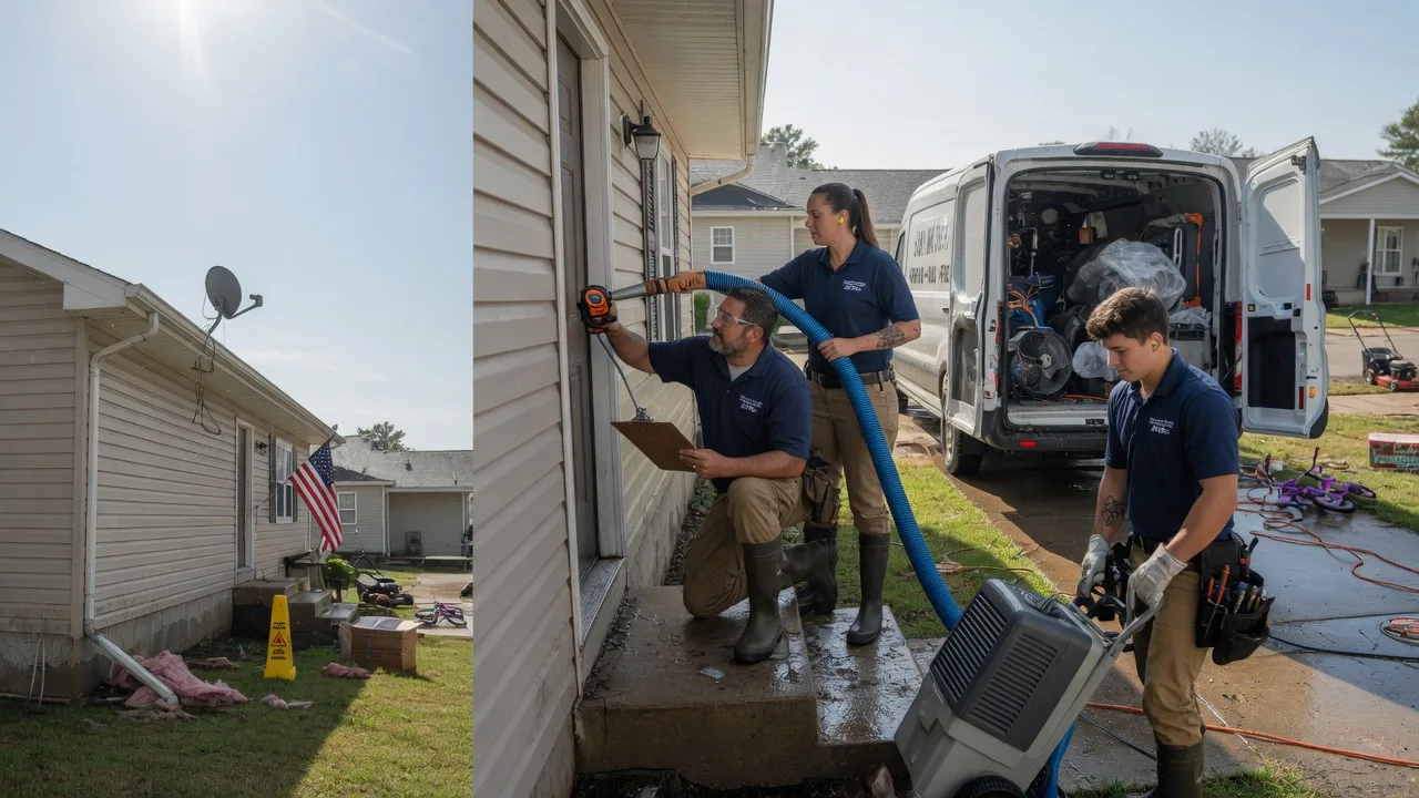 Ceiling Water Damage Restoration in Kingman, IN near me